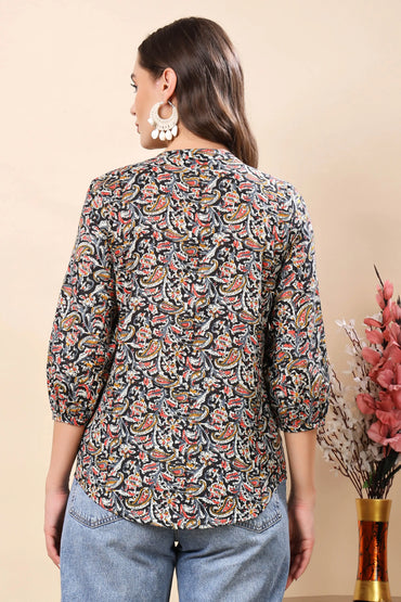 Back View of Rabric Women’s Short Top