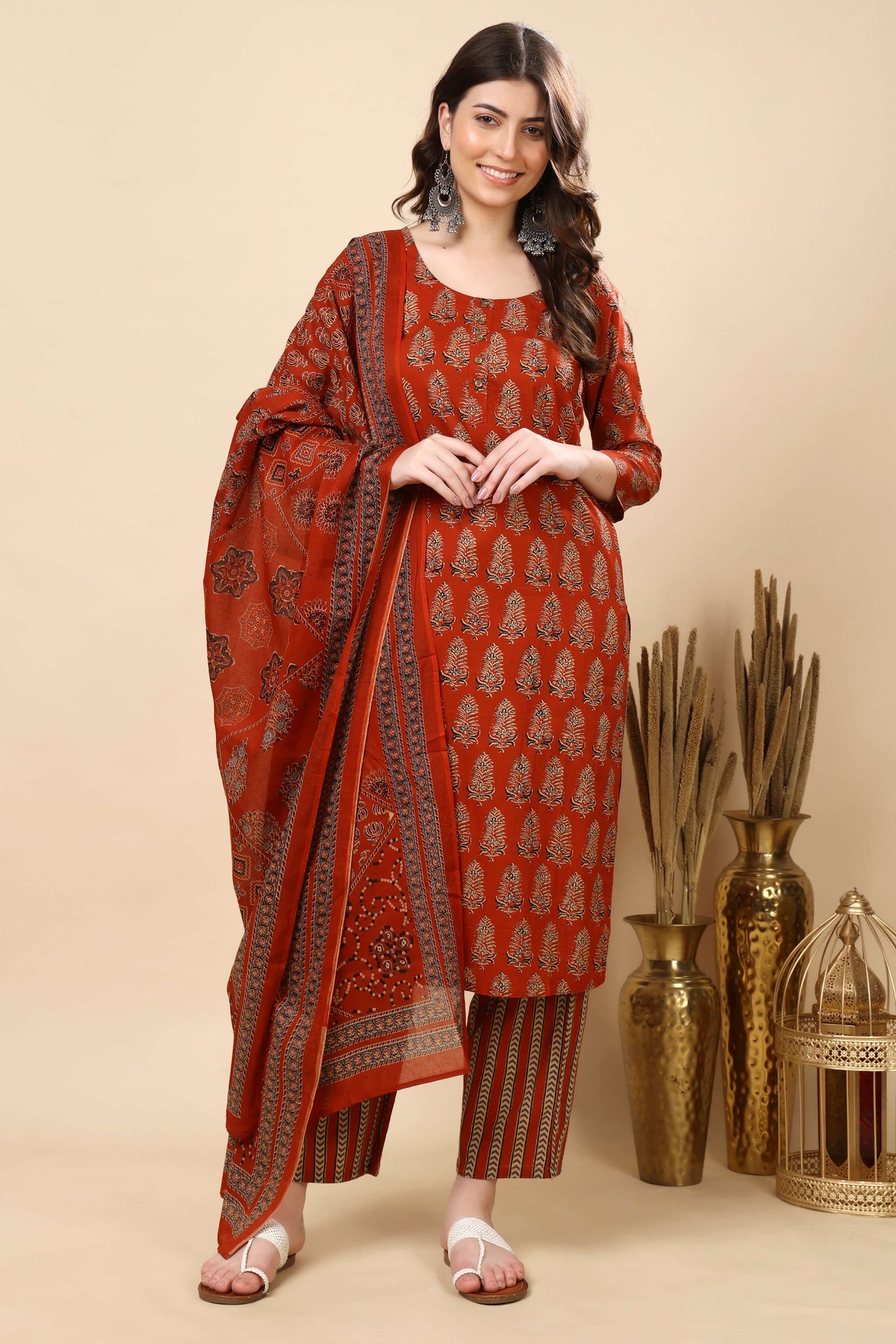 Traditional Cotton Suit Set for Women by Rabric