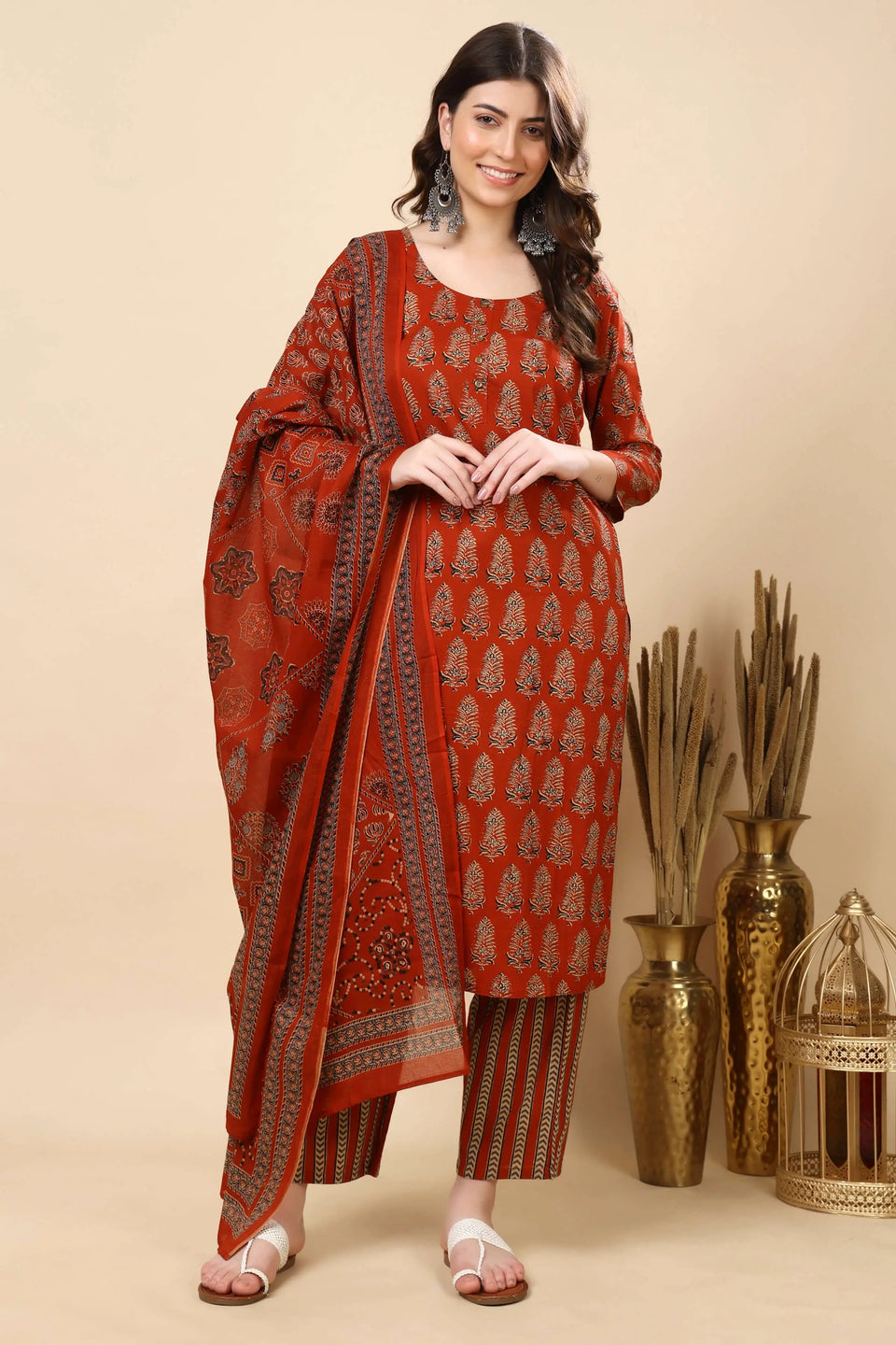 Traditional Cotton Suit Set for Women by Rabric