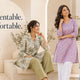 Comfortable outfits for women India featuring a cotton kurti, co-ord set and kurta pant look for daily wear