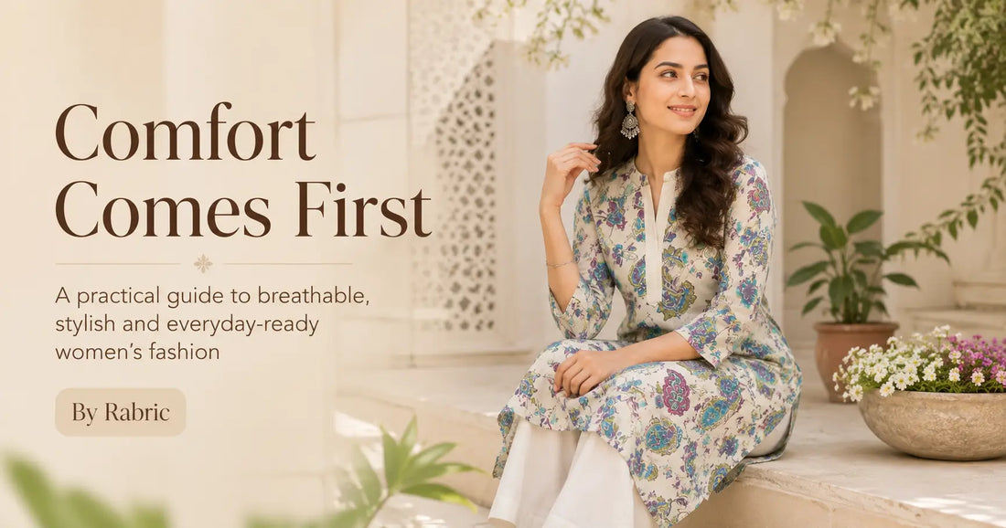 Comfortable everyday women’s fashion in India with breathable ethnic wear for daily use