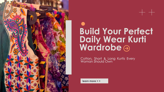 Daily wear kurti wardrobe with cotton kurti, short kurti and long kurti for women