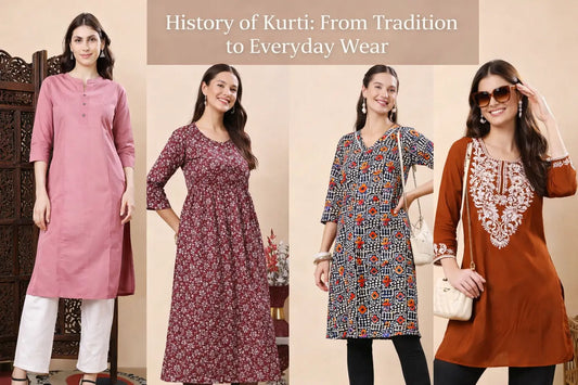 History of kurti showing evolution from traditional to modern everyday fashion