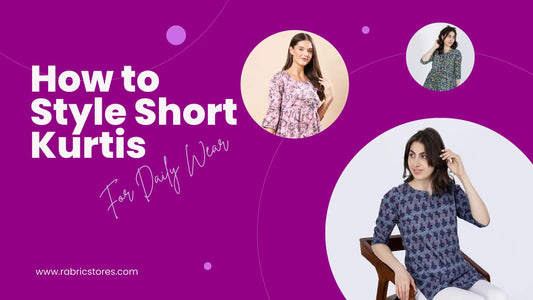 Short kurti with casual styling Rabric