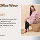 Rabric Office wear kurtis for women in India styled for a professional work look