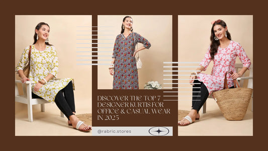 Shop short kurtis, tunics for women & stylish kurtis India online at Rabric Stores.