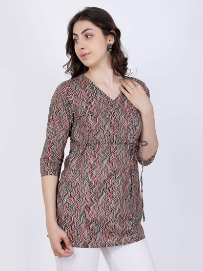 Office Wear Cotton Short Kurti for Women – Elegant Look by Rabric