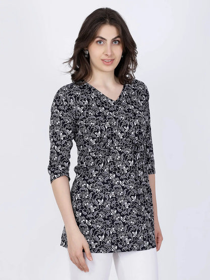 Waist tie-up detail on Rabric’s Premium Cotton Short Kurti