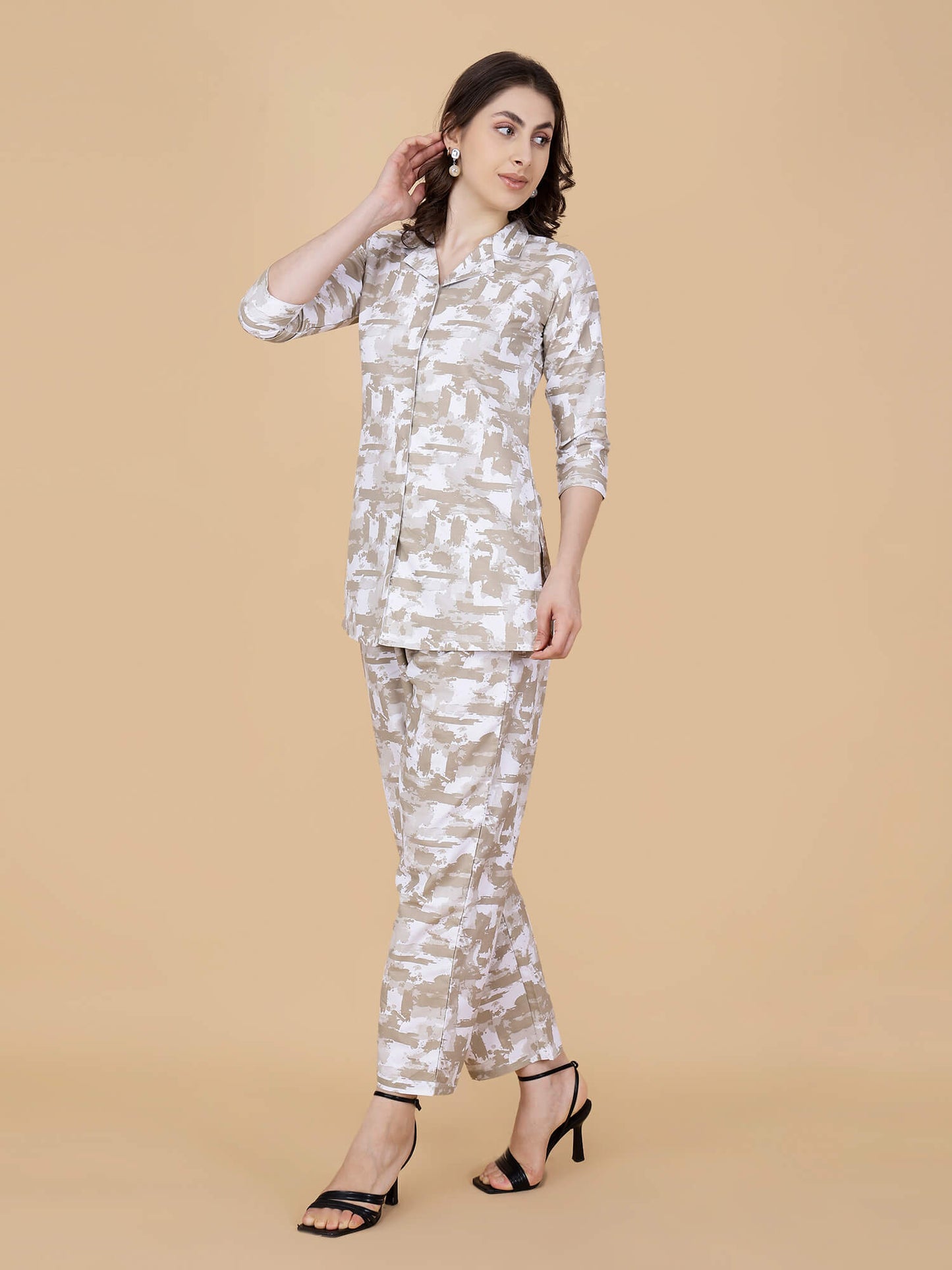 Glace Cotton Two-Piece Lounge Set for Women – Rabric