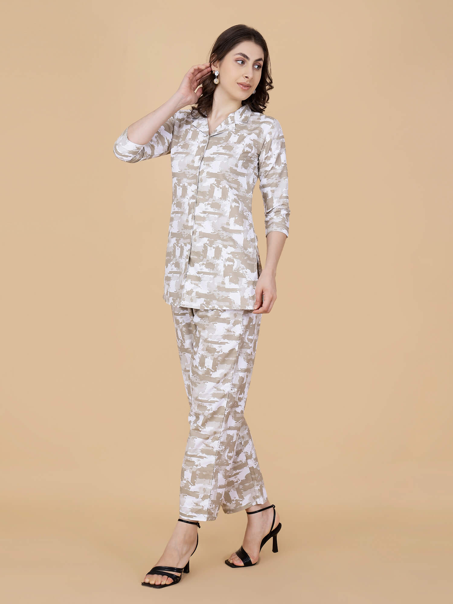 Glace Cotton Two-Piece Lounge Set for Women – Rabric