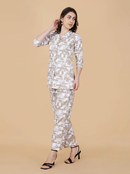 Glace Cotton Two-Piece Lounge Set for Women – Rabric