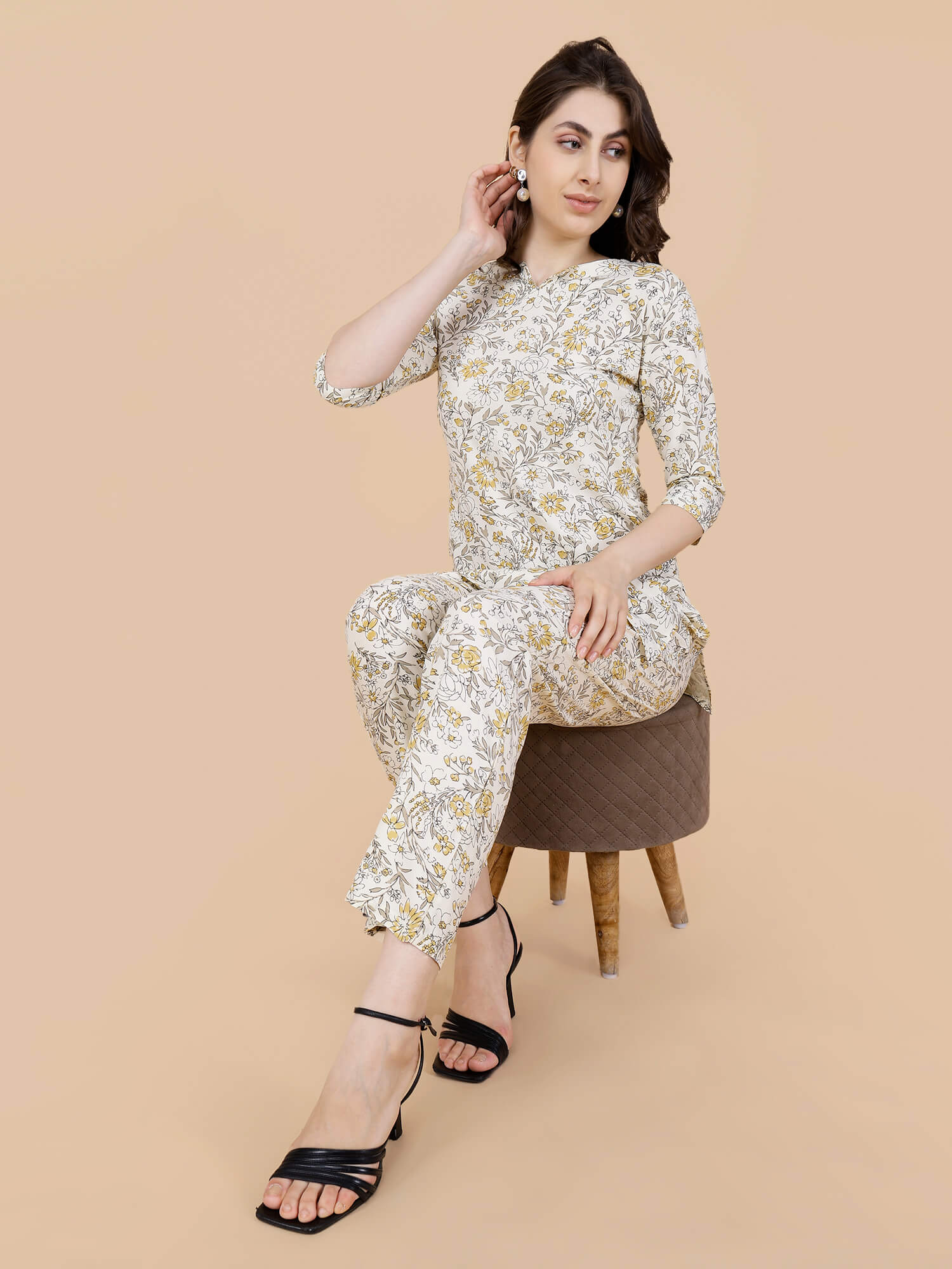 Comfortable and stylish travel wear co-ord set for women