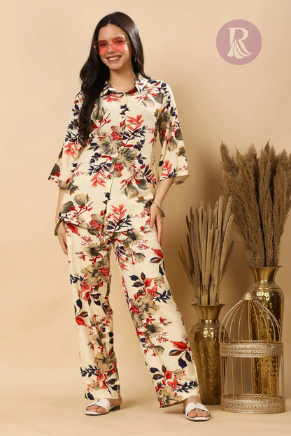 Pants with right-side pocket from Rabric rayon co-ord set