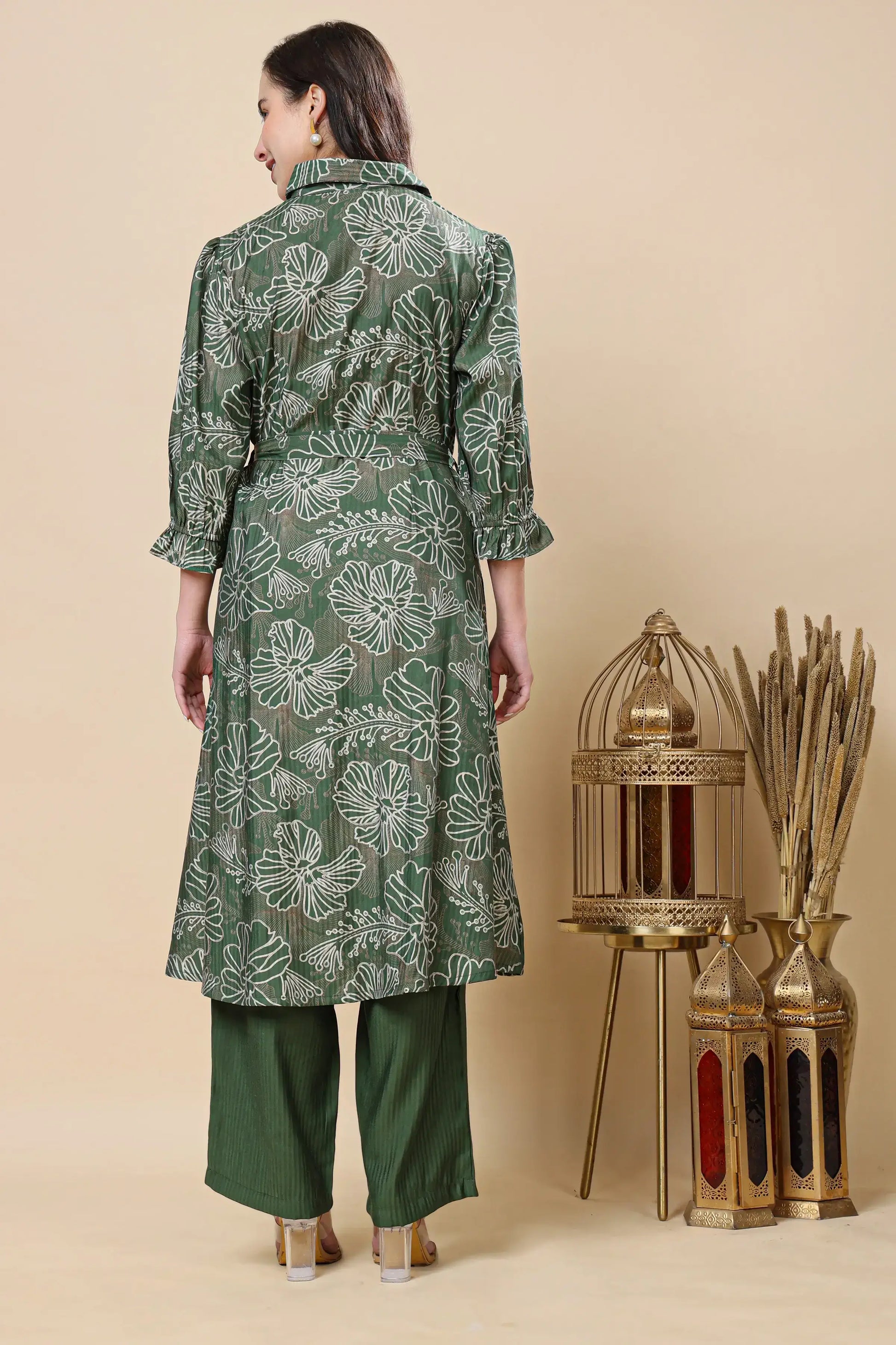 Women kurta palazzo co-ord set by RABRIC