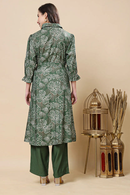 Women kurta palazzo co-ord set by RABRIC