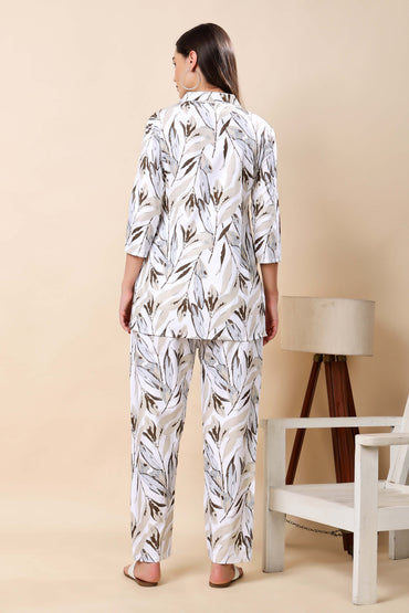 Women’s Glace Cotton Printed Loungewear Set by Rabric