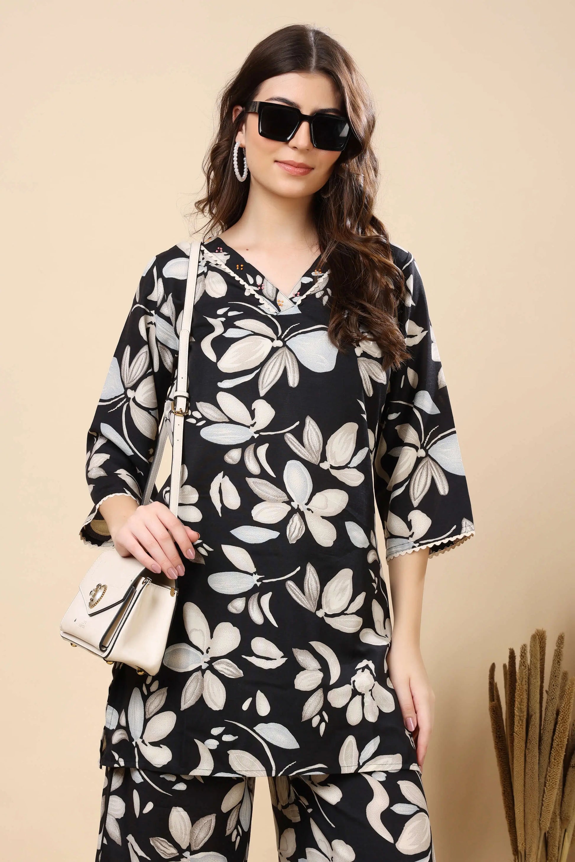 Flatlay Image of Rabric Cotton Slub Co-ord Set