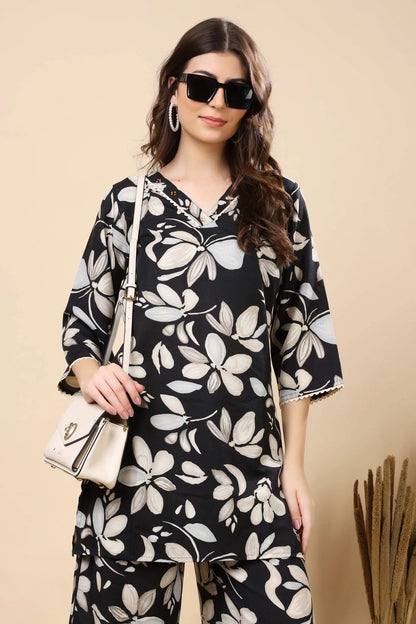 Flatlay Image of Rabric Cotton Slub Co-ord Set