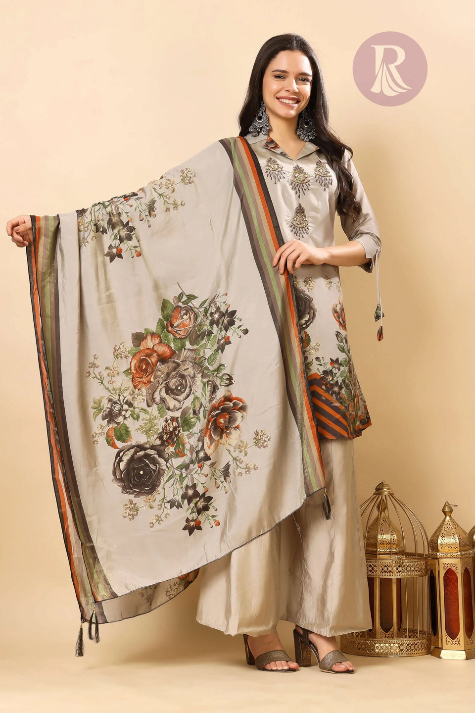 Rabric Designer Wear Premium Kurti Set for Parties and Events