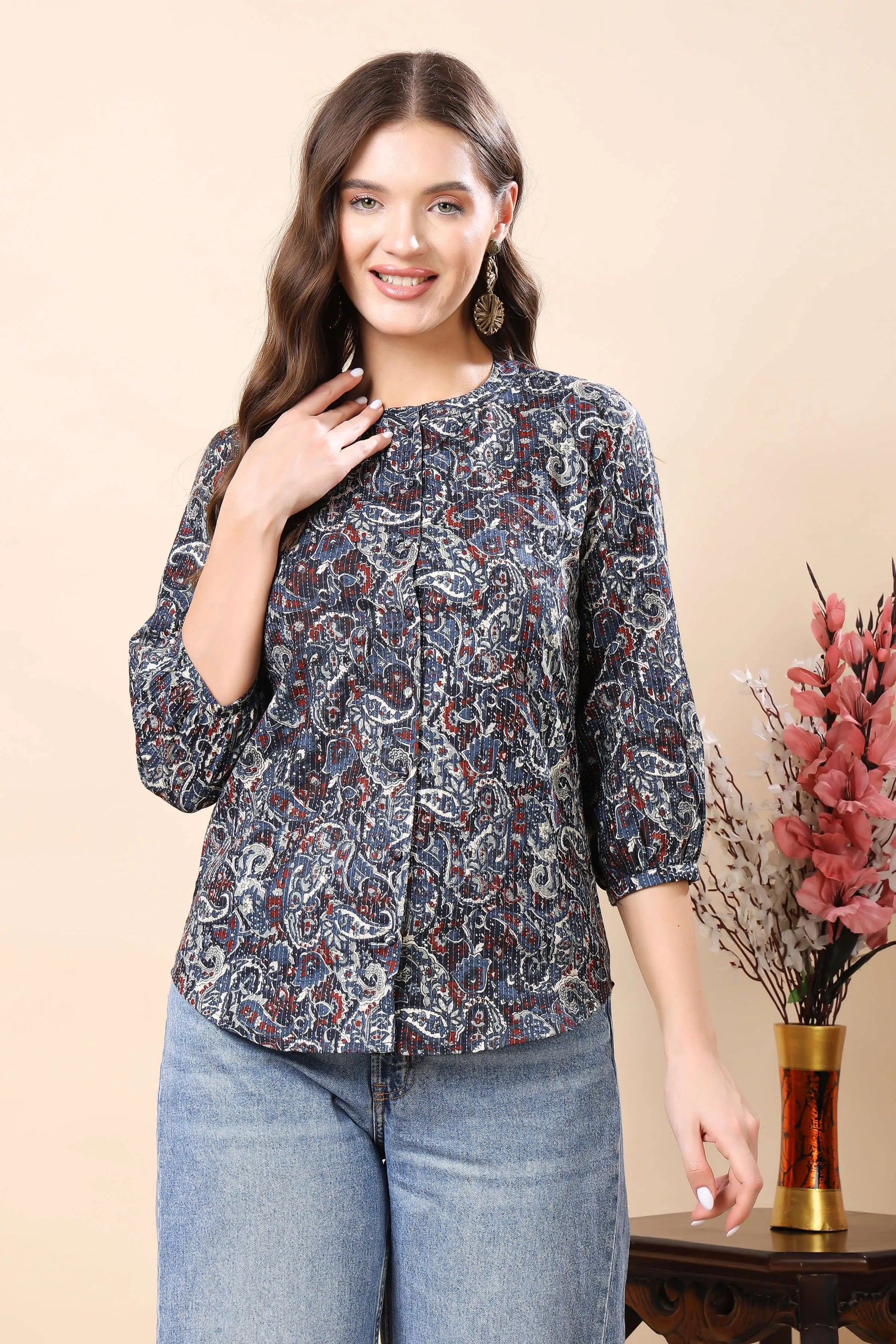 Rabric stylish casual shirt top for women’s fashion collection