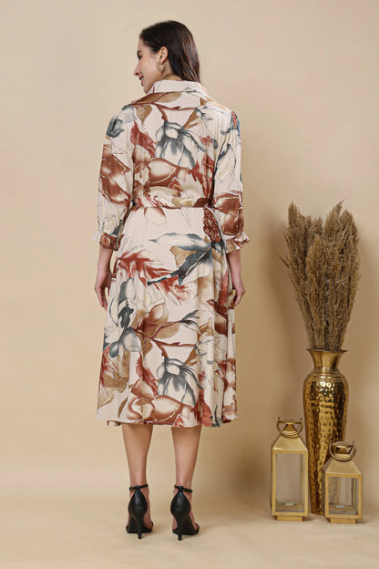 Collar neck button panel rayon kurti