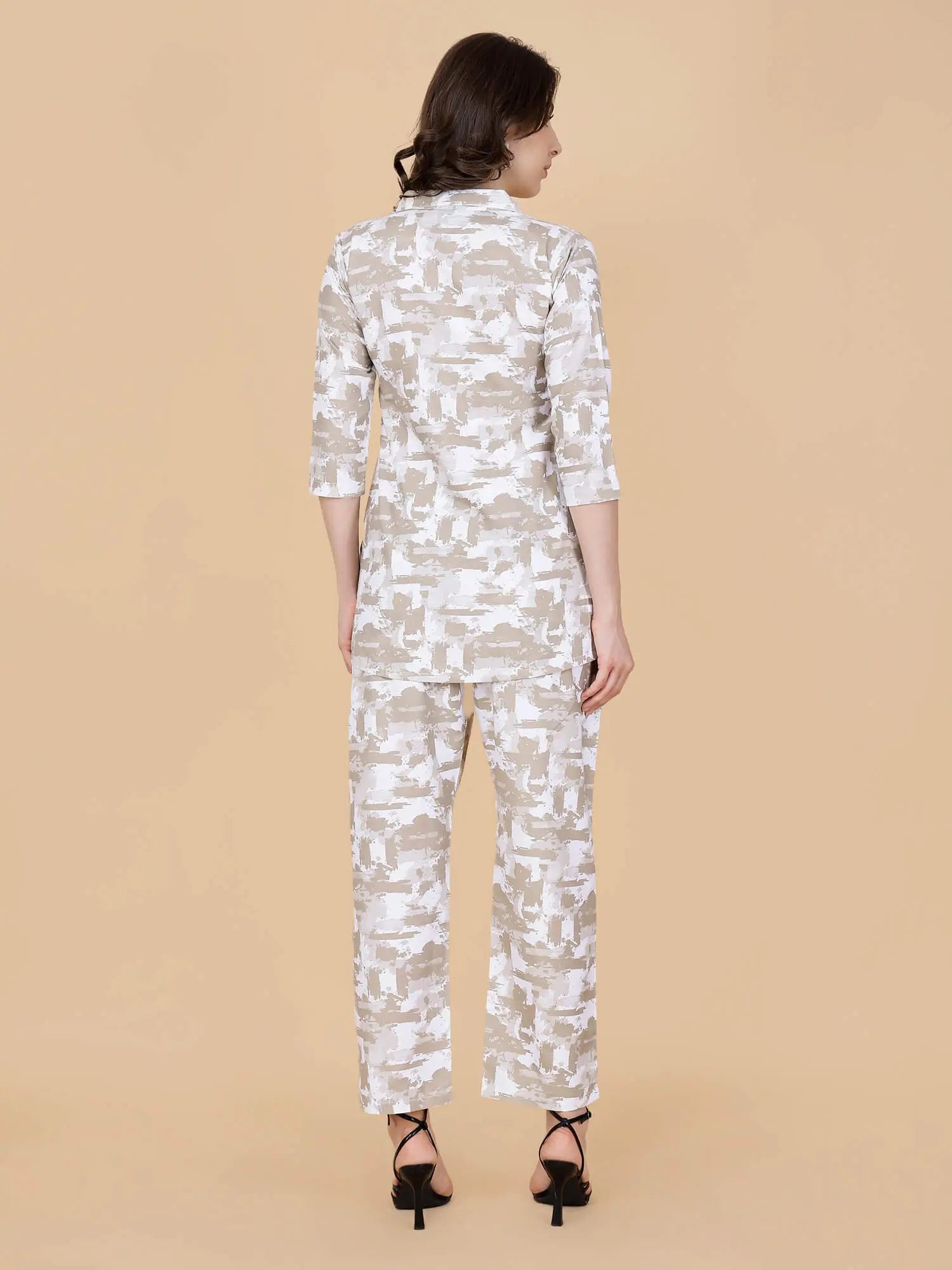 Rabric Premium Cotton Nightwear Co-ord Set for Women