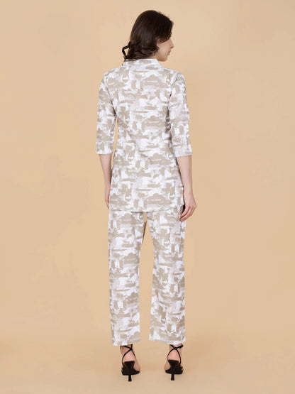 Rabric Premium Cotton Nightwear Co-ord Set for Women