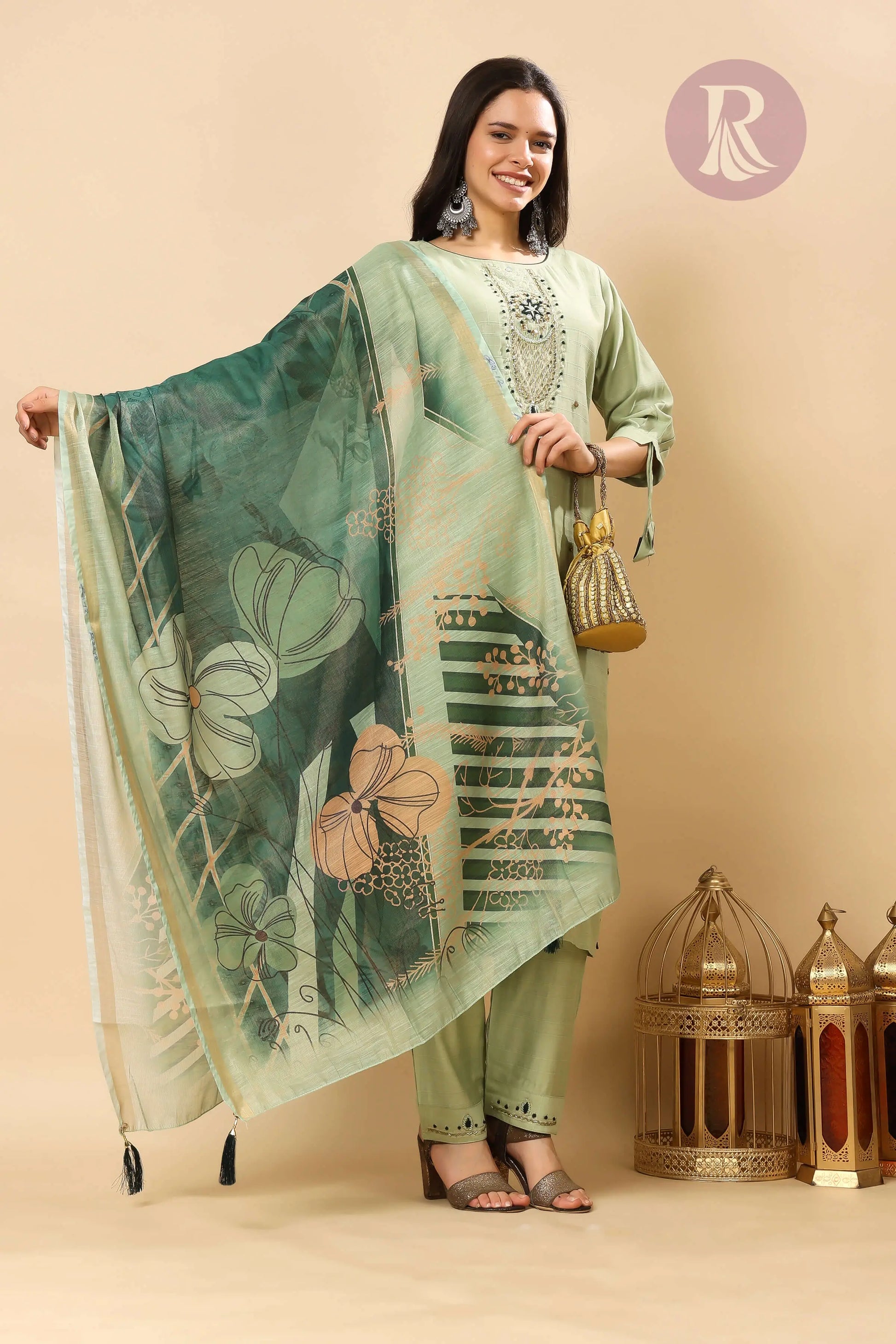 Long kurti set for daily wear women