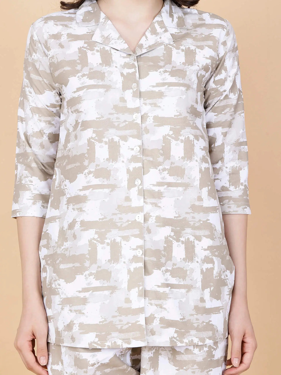 Stylish Collared Co-ord Set with Openable Buttons – Rabric Stores