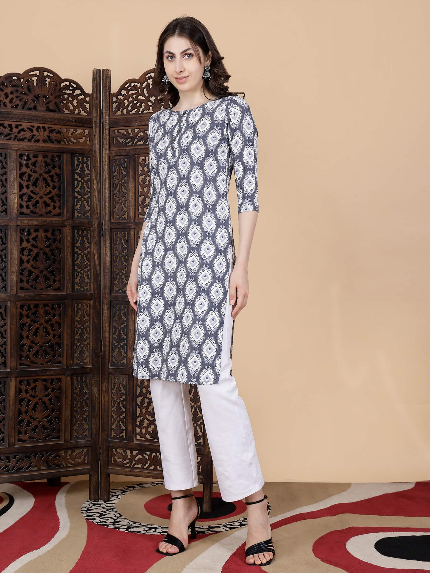 Office and Daily Wear Kurti Pant Combo by Rabric