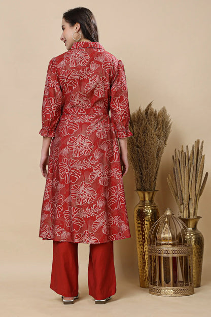 Women co-ord set with matching palazzo