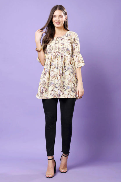 Ethnic Short Kurti Top for Women – Rabric Premium Collection