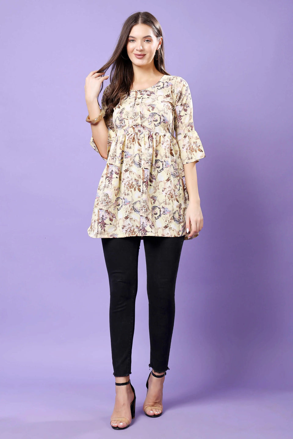 Ethnic Short Kurti Top for Women – Rabric Premium Collection