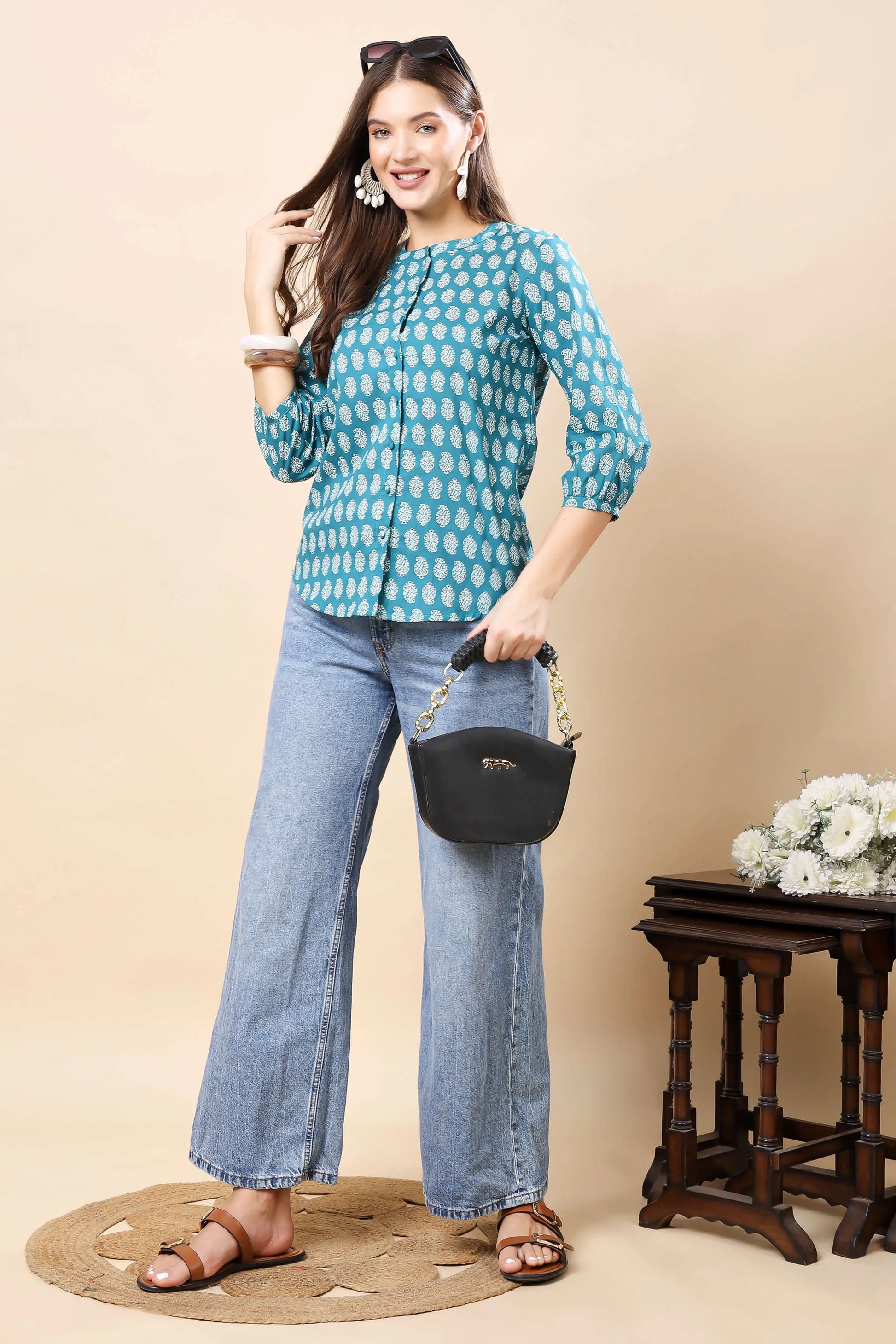 Rabric Premium Designer Casual Cotton Top