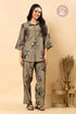 Rabric Premium Beige Floral Co-ord Set Front View