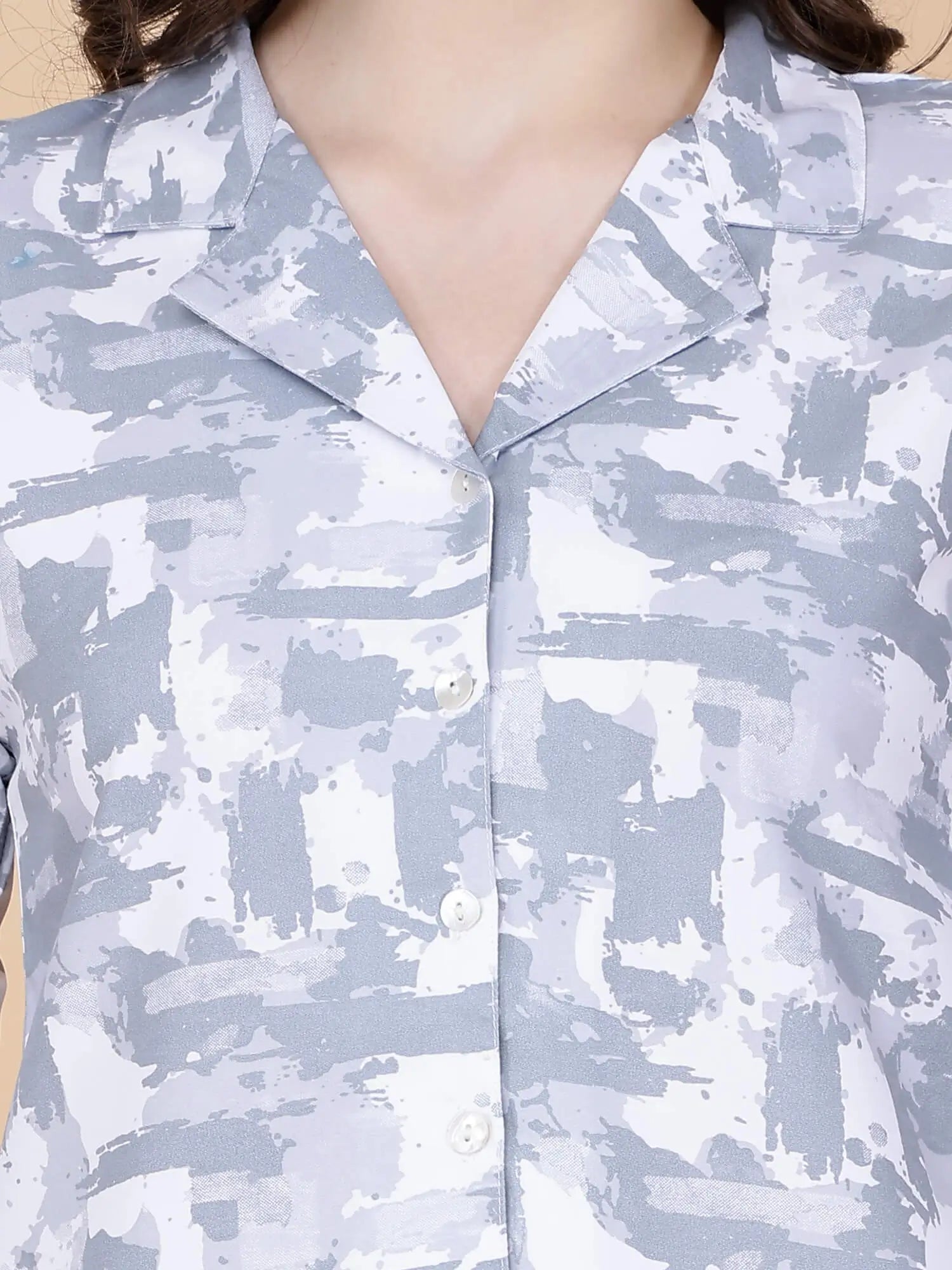 Stylish Glace Cotton Top and Pant Co-ord Set for Women