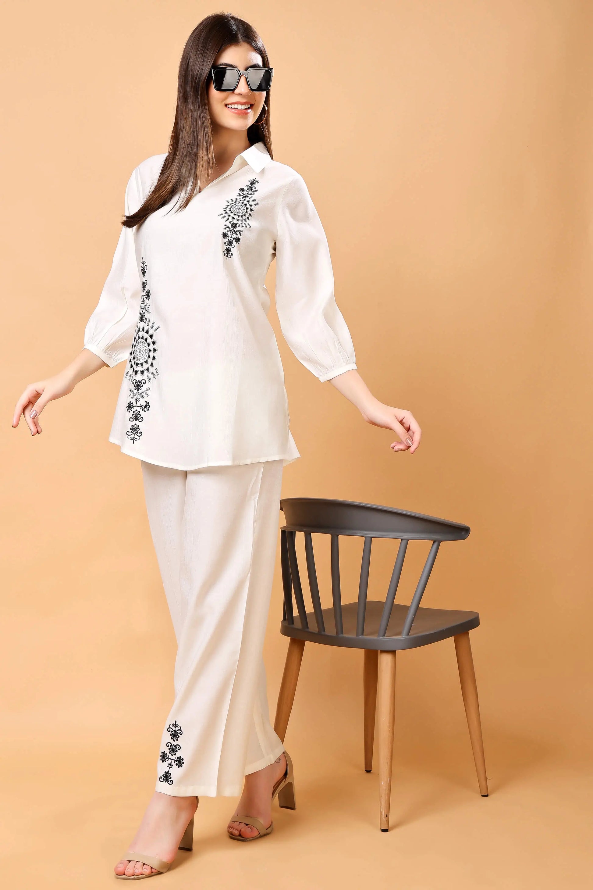 Elegant women’s Vertican fabric co-ord set by Rabric