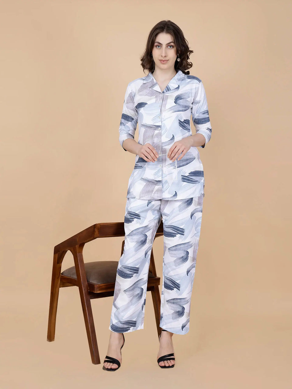 Rabric Premium Co-ord Set for Nightwear and Travel Wear