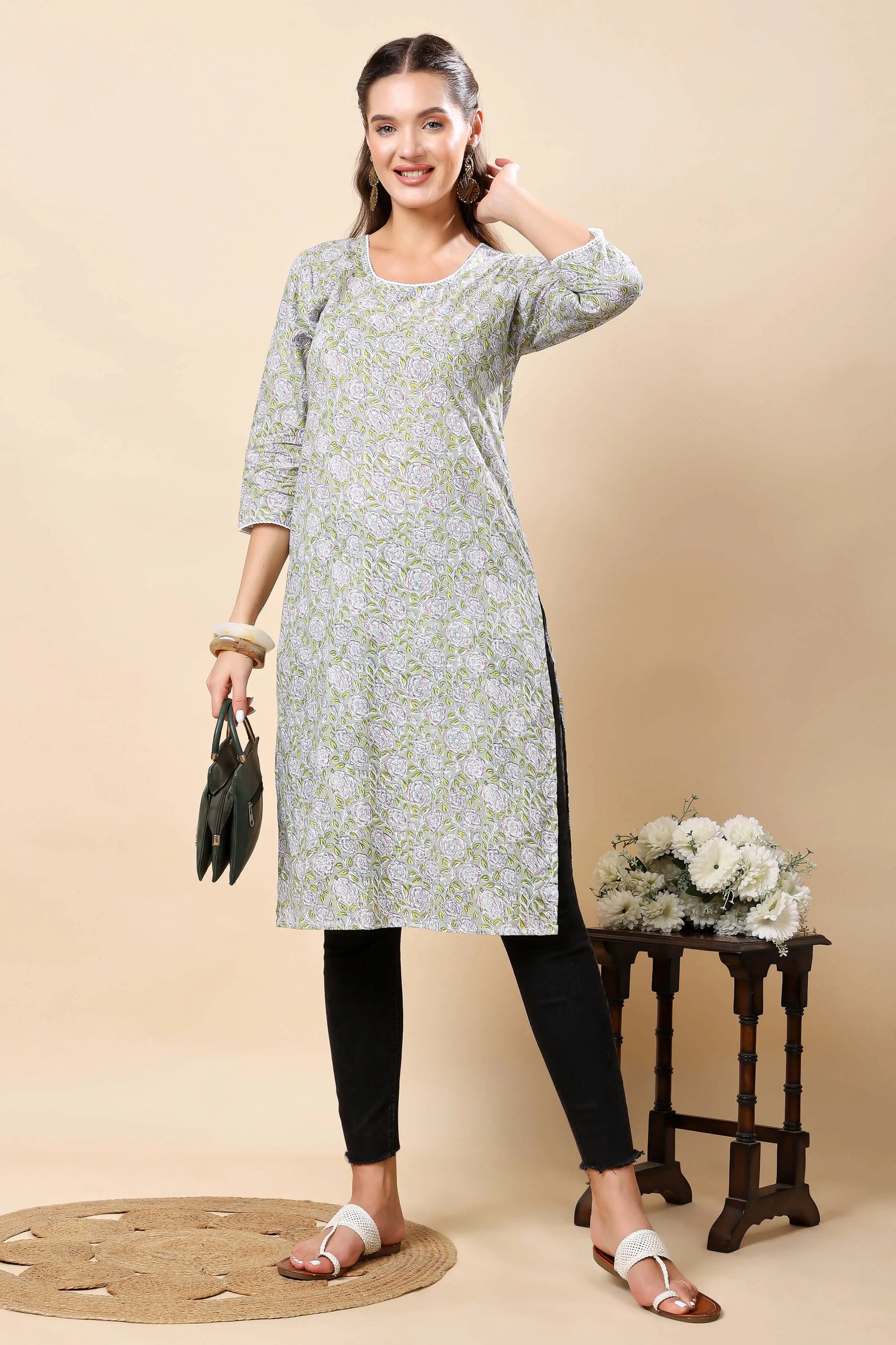 Stylish Long Kurti Collection from Rabric Stores