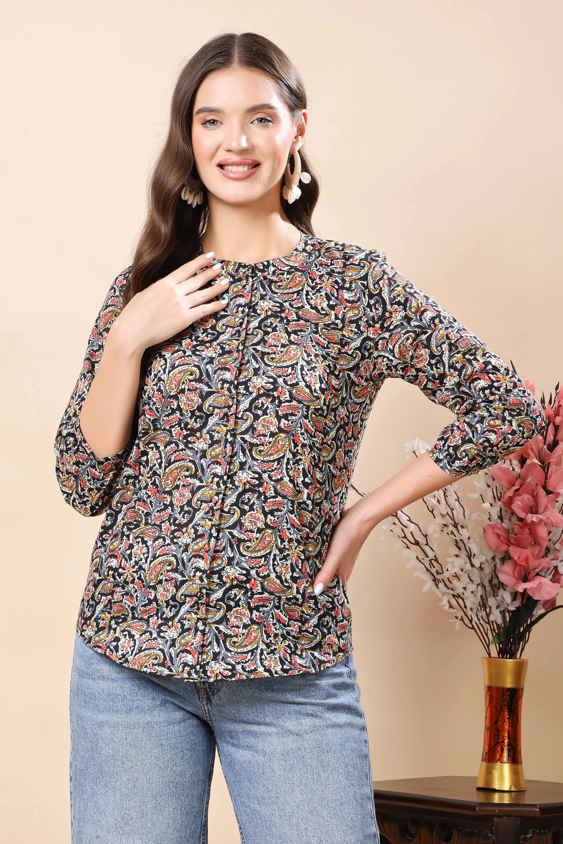 Trendy Casual Short Shirt for Women by Rabric