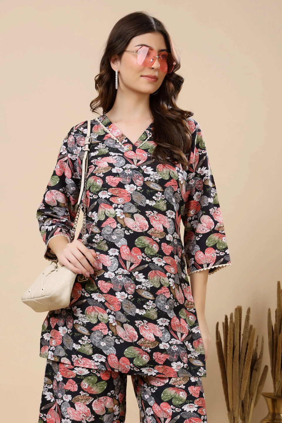 Trendy Floral Co-ord Set Outfit for Women by Rabric