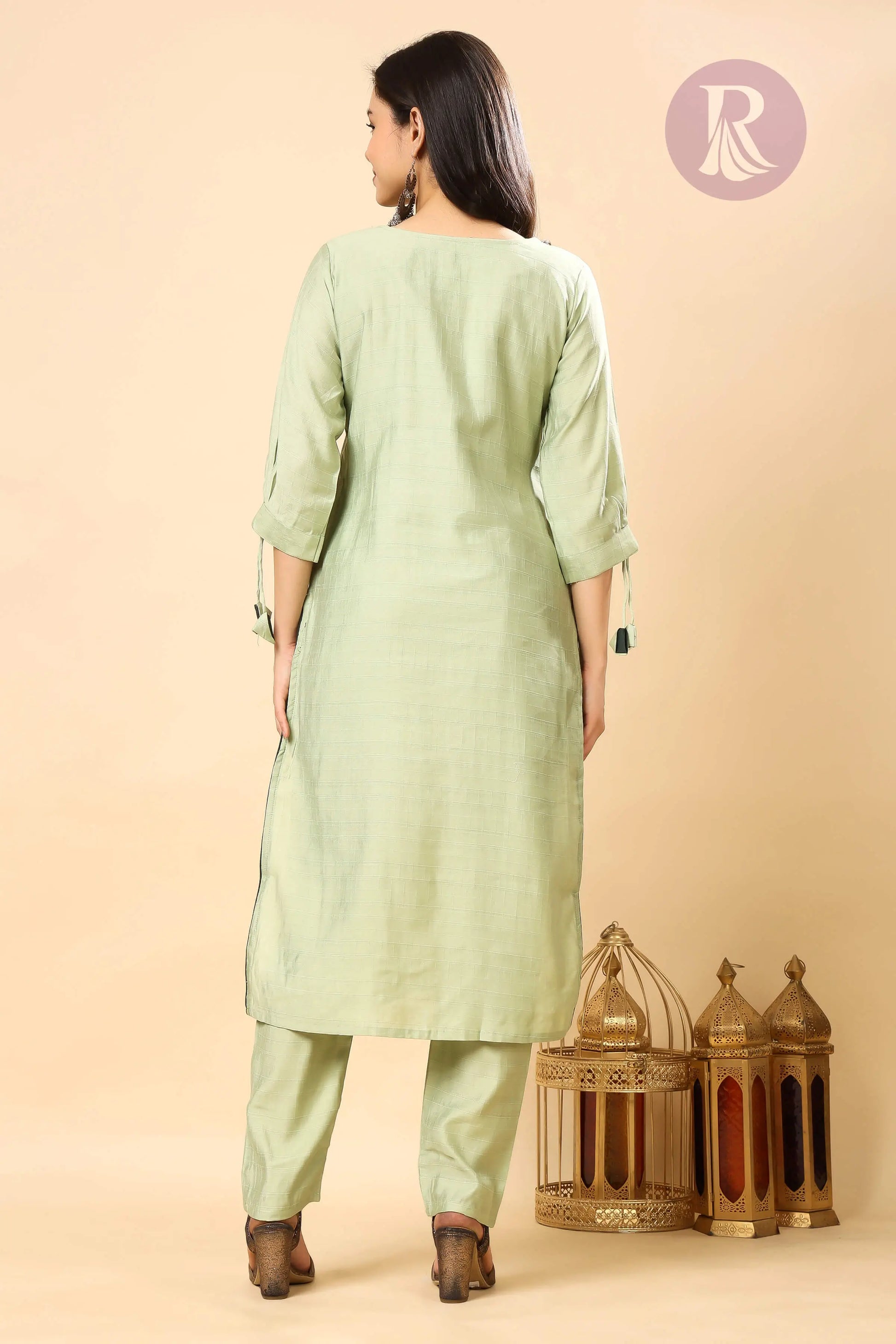 Summer friendly cotton silk kurti set
