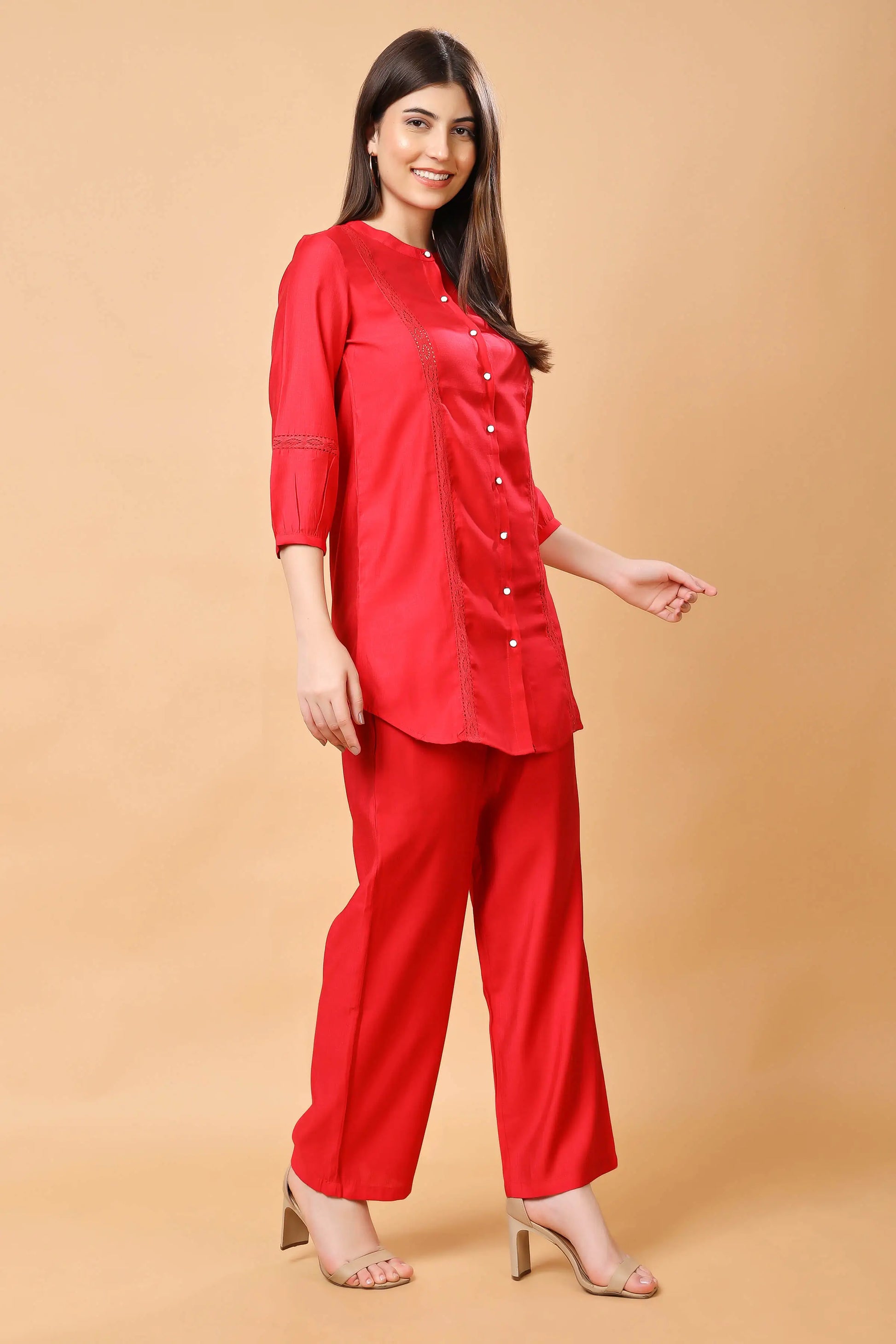 Women’s co-ord set with side pocket in pant by Rabric