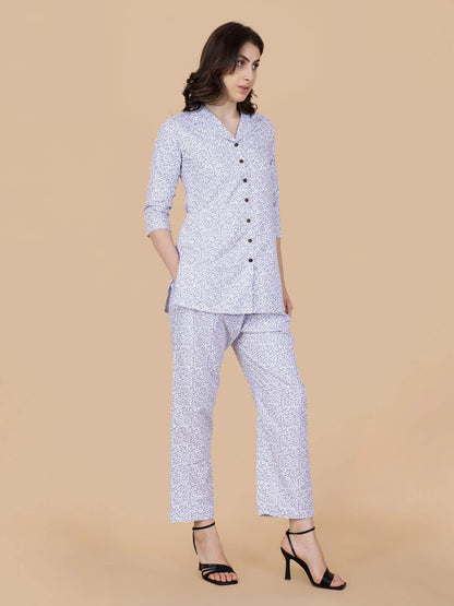 Side pocket detail of cotton pant from Rabric co-ord set