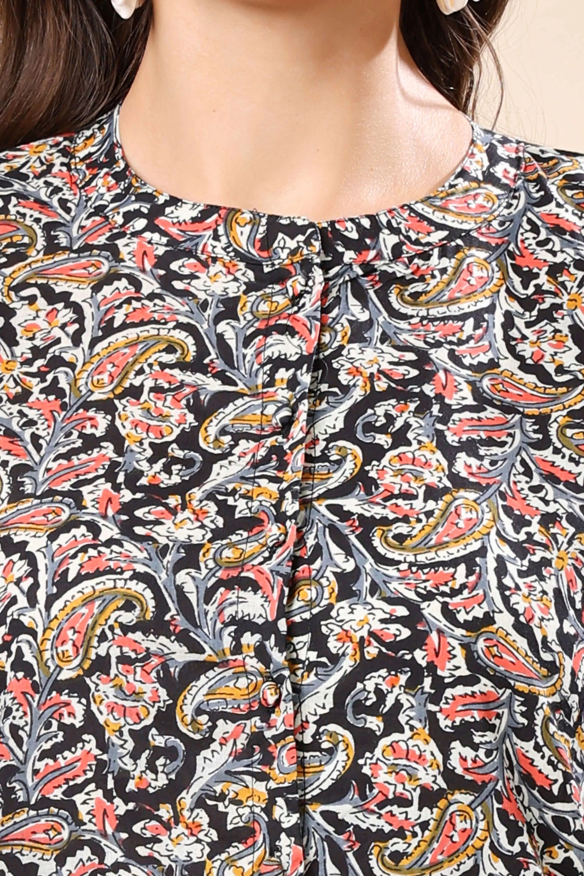 Closeup of Rabric Premium Printed Top Fabric