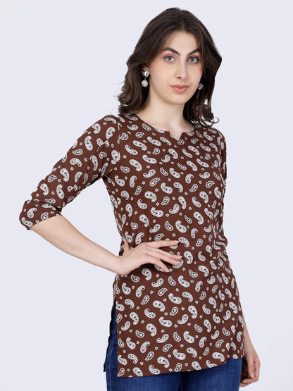Premium Rayon Short Top for Women by Rabric Stores