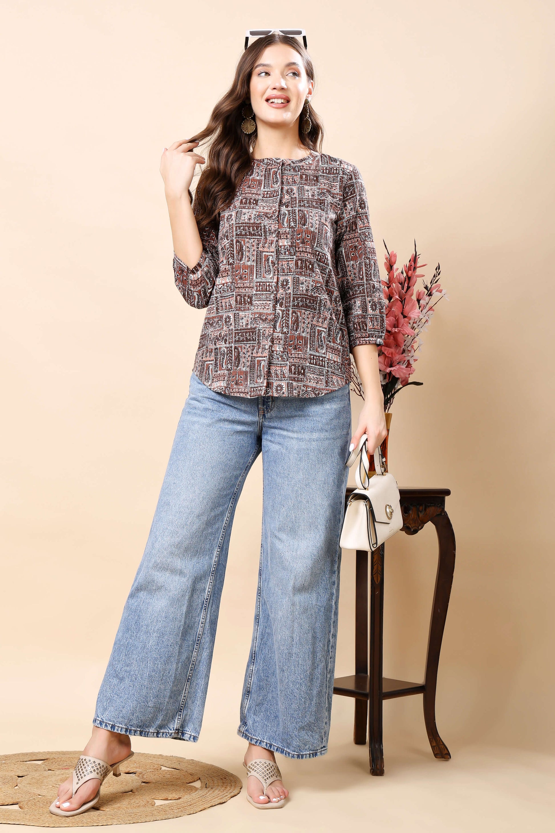 Women’s Premium Button-Down Top – Office Wear Look